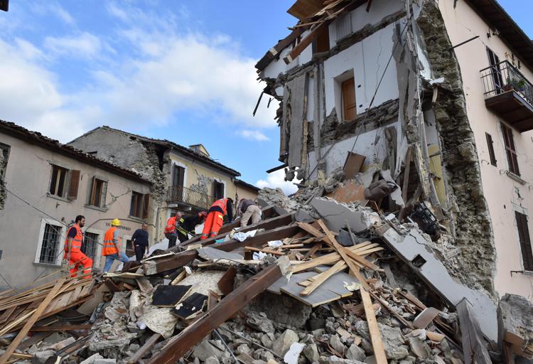 Arquata, dopo il terremoto del 24 agosto (Afp) - AFP