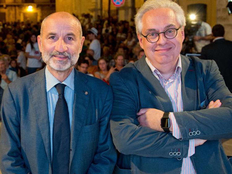 Massimo Gandolfini e Stefano Lorenzetto a Bisceglie per la manifestazione 'Libri nel Borgo antico'
