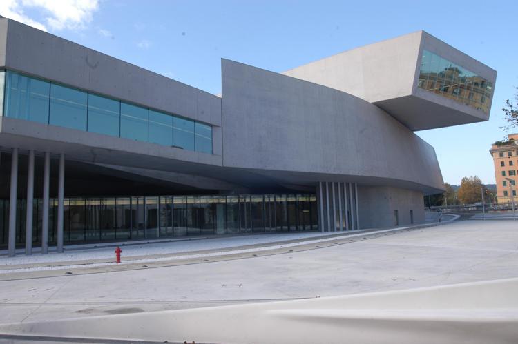 Il MAXXI, Museo Nazionale delle Arti del XXI secolo (Adnkronos)