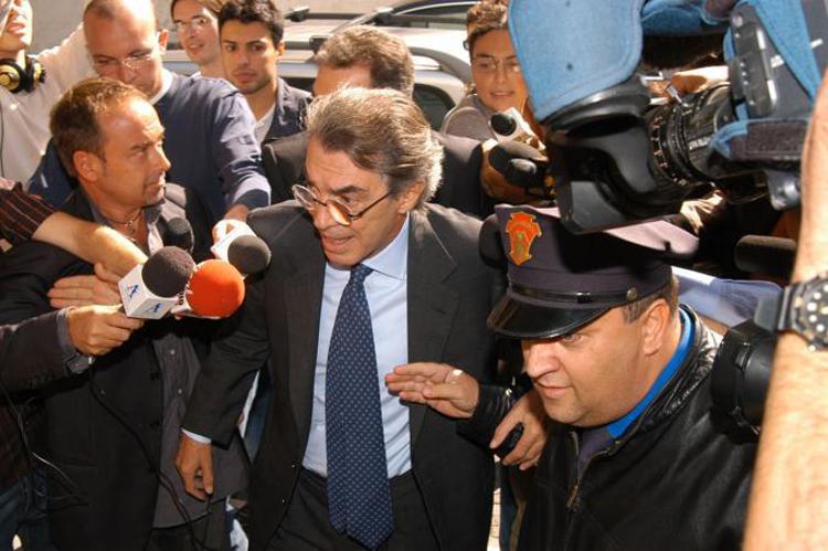 L'ex presidente dell'Inter, Massimo Moratti