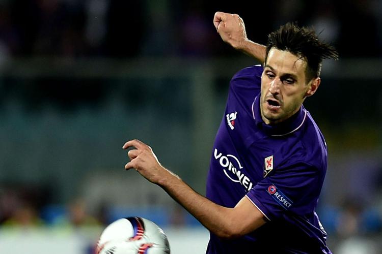 L'attaccante della Fiorentina Nikola Kalinic