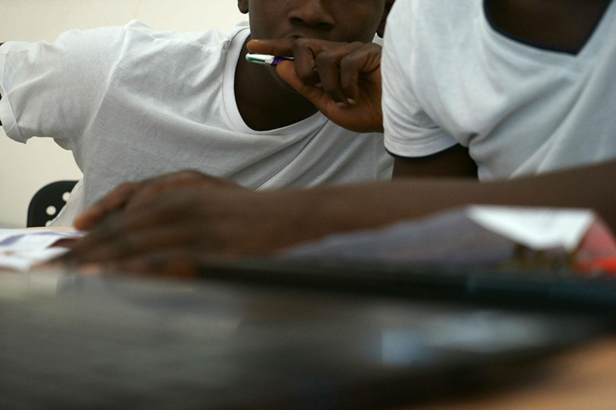 Ragazzi minorenni di paesi dell'Africa subsahariana ospitati nel centro di Scicli 