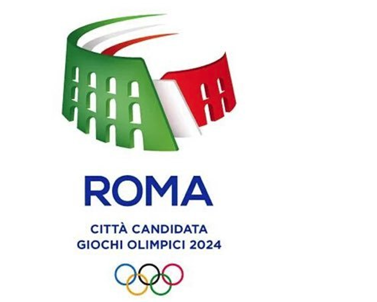 Il logo della candidatura di Roma 2024