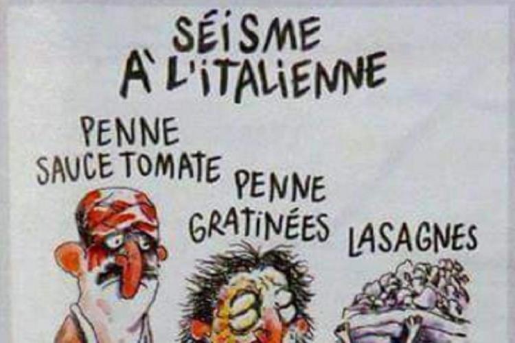 (La vignetta pubblicata da Charlie Hebdo)