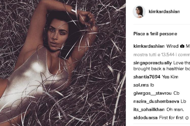 Kim Kardashian (foto da Instagram)