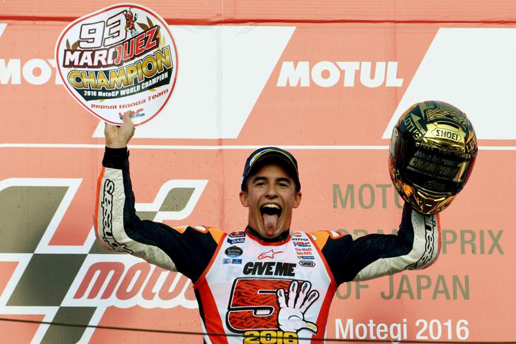 Il campione spagnolo della Honda, Marc Marquez