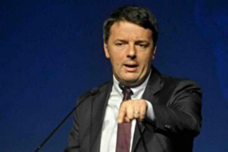 Il presidente del Consiglio, Matteo Renzi (foto Fotogramma)