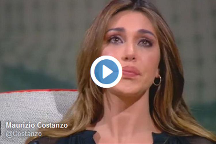 Belen in lacrime da Maurizio Costanzo /Video