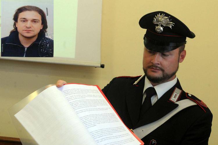 Daniele Ughetto Piampaschet ai tempi dell'arresto (Fotogramma)