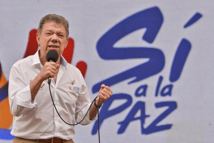 Il presidente della Colombia, Juan Manuel Santos (Afp) - AFP