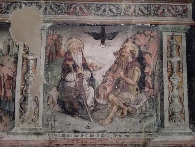 ciclo affreschi Cornillo Nuovo