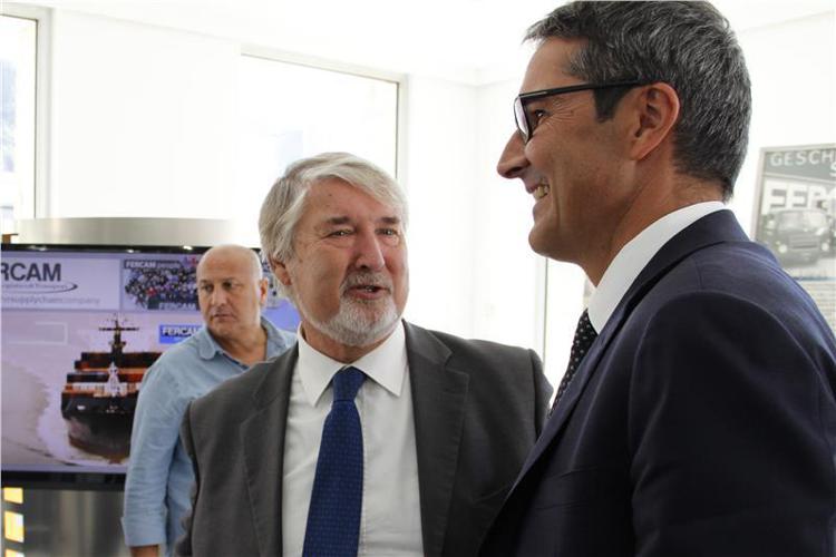 Il presidente Arno Kompatscher a colloquio con il Ministro del lavoro, Giuliano Poletti 