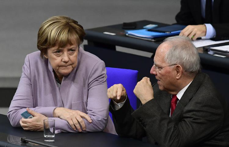 Angela Merkel e Wolfgang Schaeuble (AFP PHOTO) - (AFP PHOTO)