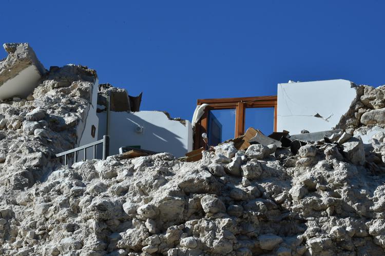 A picture shoNorcia dopo il sisma (Foto Afp) - AFP