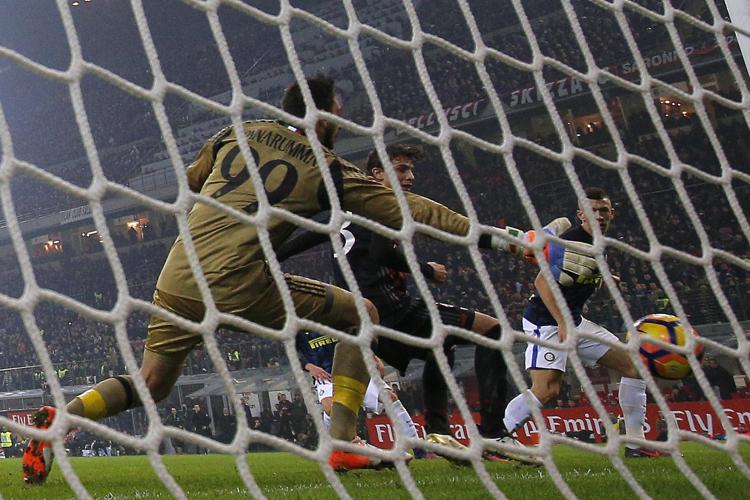 Il gol di Ivan Perisic (foto Afp) - AFP