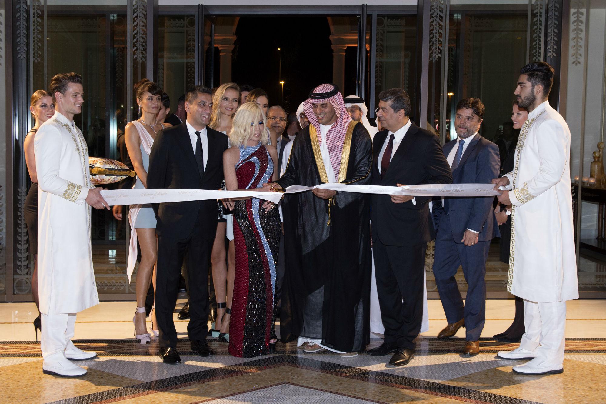 L'inaugurazione del Palazzo Versace a Dubai