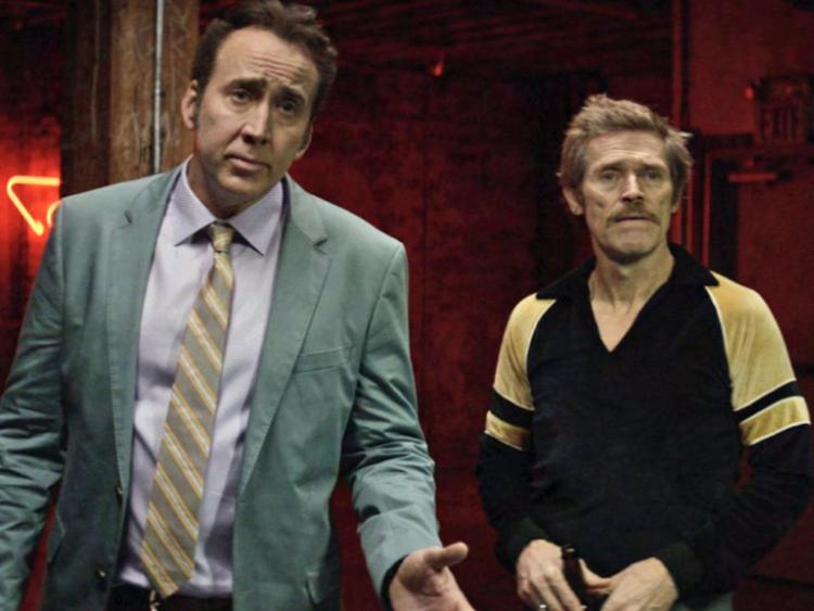 Nicolas Cage e Willem Dafoe in una scenda del film 'Dog eat dog' di Paul Schrader 