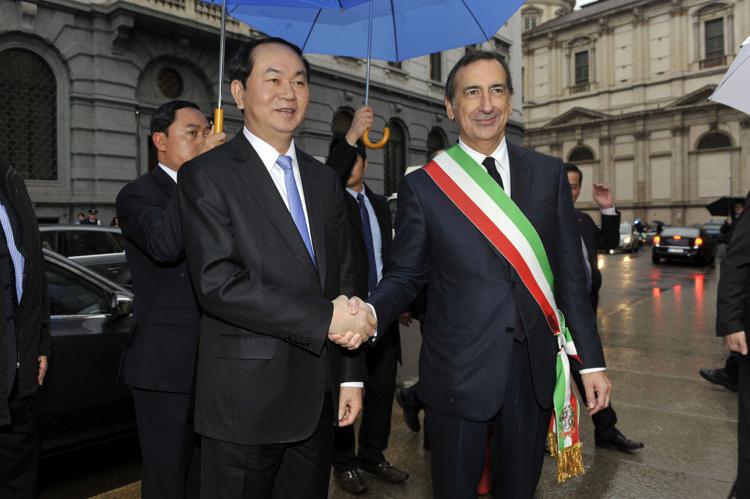 Il Sindaco di Milano Giuseppe Sala incontra il Presidente del Vietnam Tan Dai Quang 