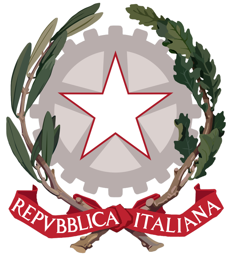 L'emblema della Repubblica Italiana, su bozzetto di Paolo Antonio Paschetto