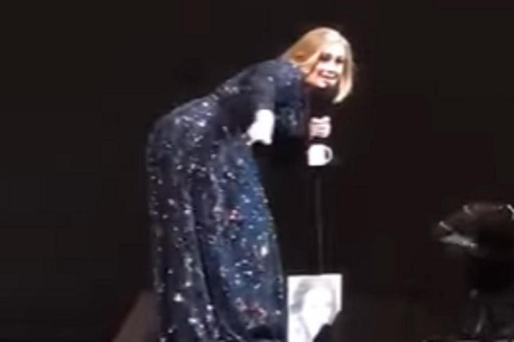 Adele (fermo immagine video Twitter)
