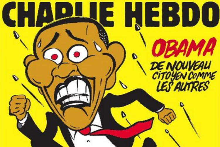 La copertina di Charlie Hebdo dedicata alle elezioni Usa (foto da Twitter)