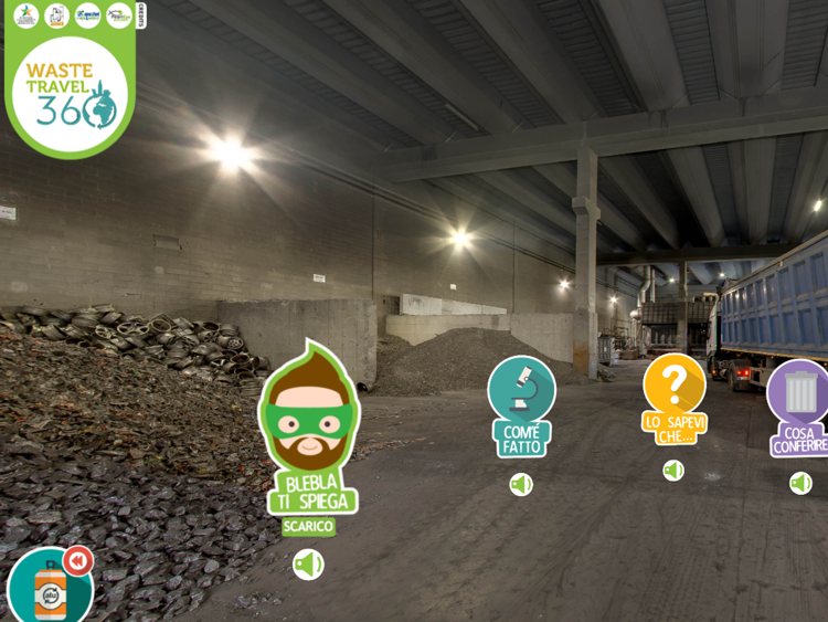Waste Travel 360°, viaggio virtuale nel mondo dei rifiuti e del riciclo