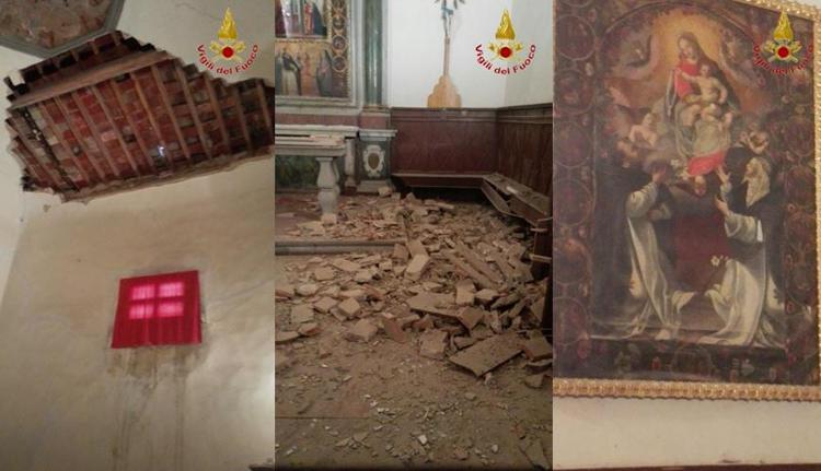 Castelfiorentino, recuperate opere d'arte da chiesa lesionata dal terremoto
