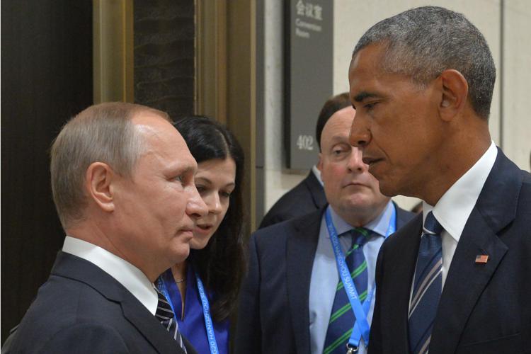 Barack Obama e Vladimir Putin (Foto di repertorio, Afp)