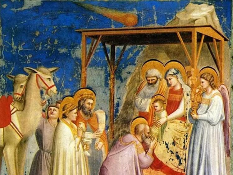 Adorazione dei Magi di Giotto nella Cappella degli Scrovegni
