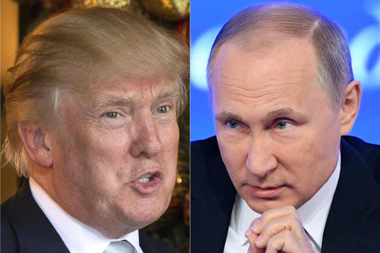 Donald Trump e Vladimir Putin (AFP PHOTO)