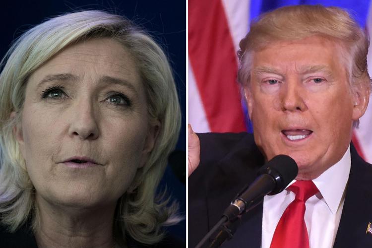 Marine Le Pen e Donald Trump