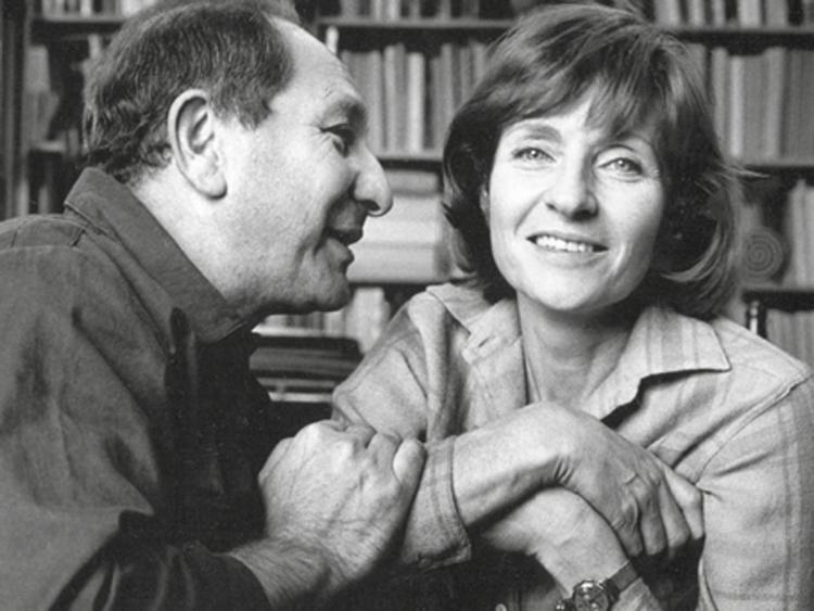 Albe e Lica Steiner nell'immagine utilizzata per il manifesto della mostra