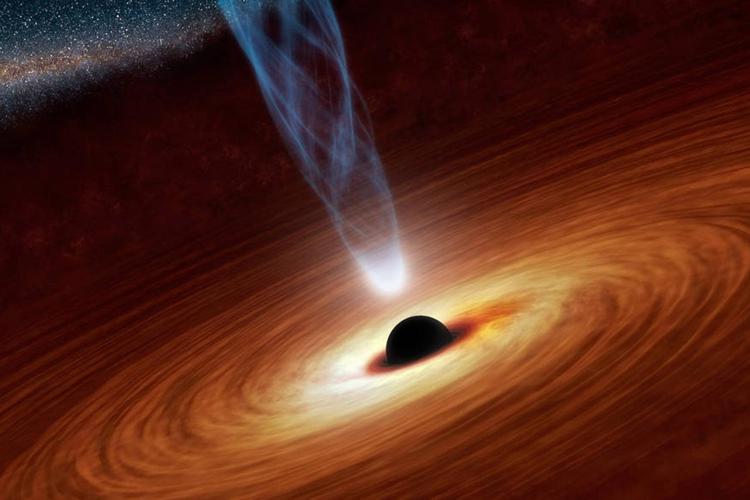 Un buco nero (Foto NASA/JPL-Caltech)
