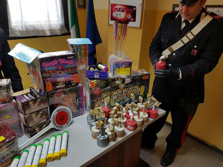 Capodanno, controlli dei carabinieri a Roma: 700 kg di botti sequestrati