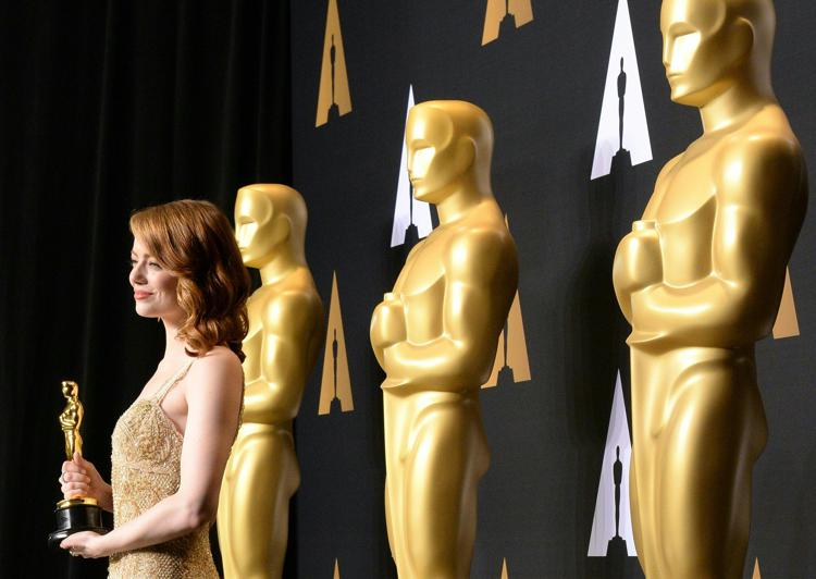(Emma Stone, migliore attrice protagonista per 'La La Land', agli Oscar 2017) - AFP