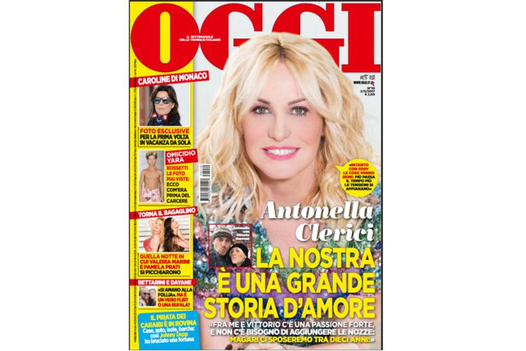 Tv: Antonella Clerici, tra me e Vittorio grande storia d'amore