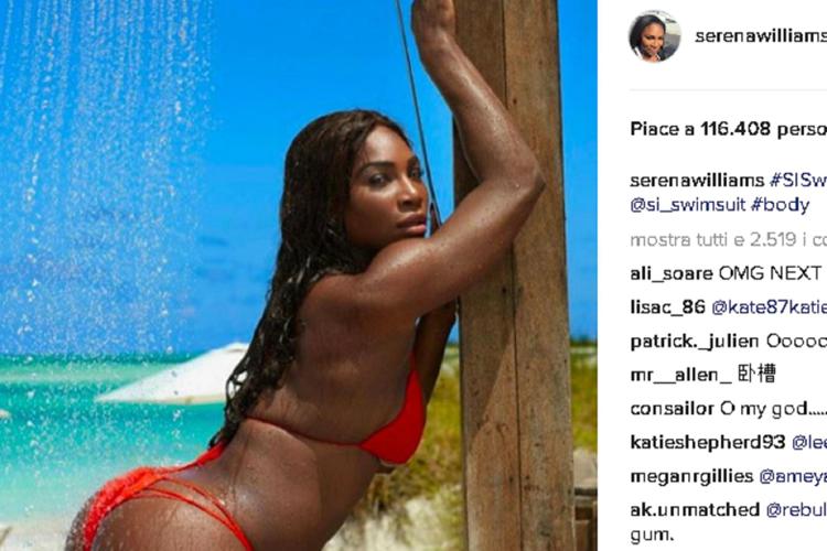 Serena Williams posa per Sports Illustrated (foto da Instagram)