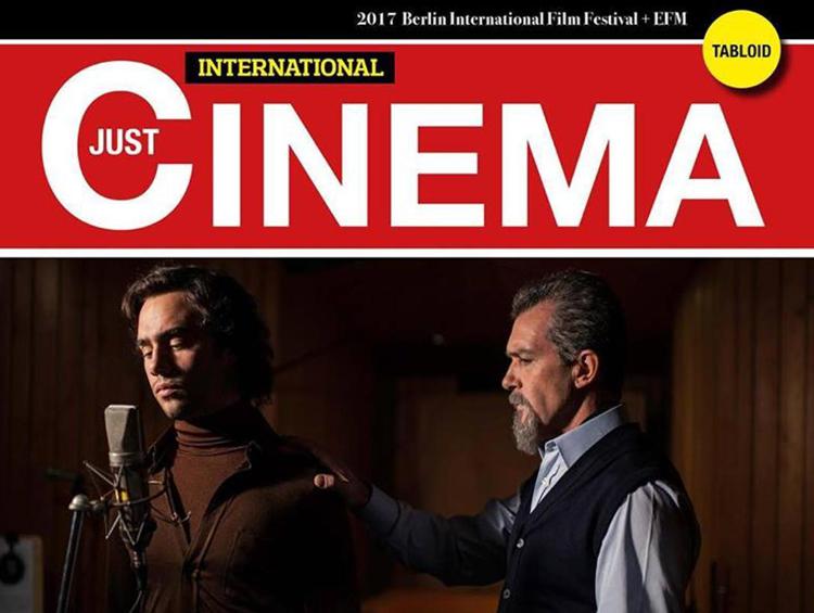 Cover del tabloid 'Just Cinema International