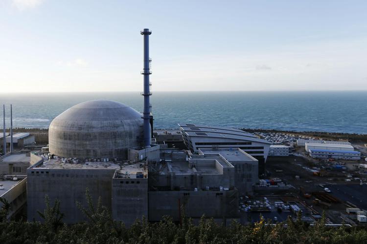 La centrale nucleare di Flamanville (Foto Afp) - AFP