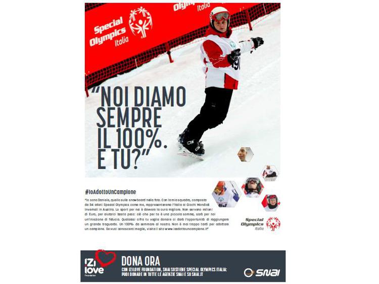 SNAI supporta Special Olympics Italiaper scrivere una storia di sport