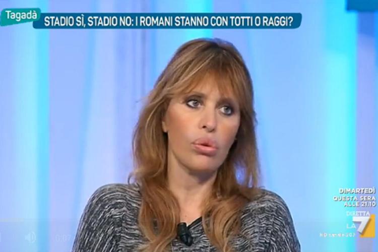 Alessandra Mussolini (fermo immagine video La7)