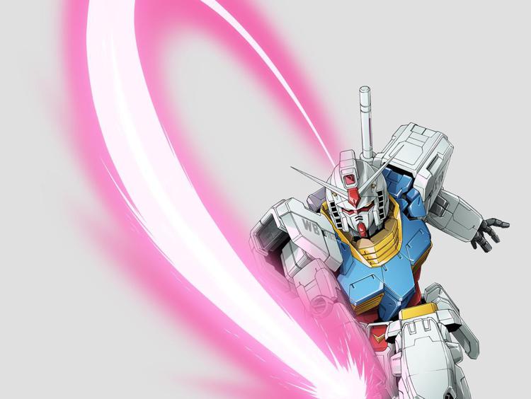 Nella foto il robot Gundam nato dalla penna di Yoshiyuki Tomino