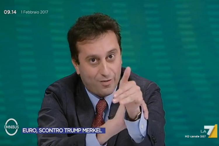 David Parenzo (fermo immagine video La7)
