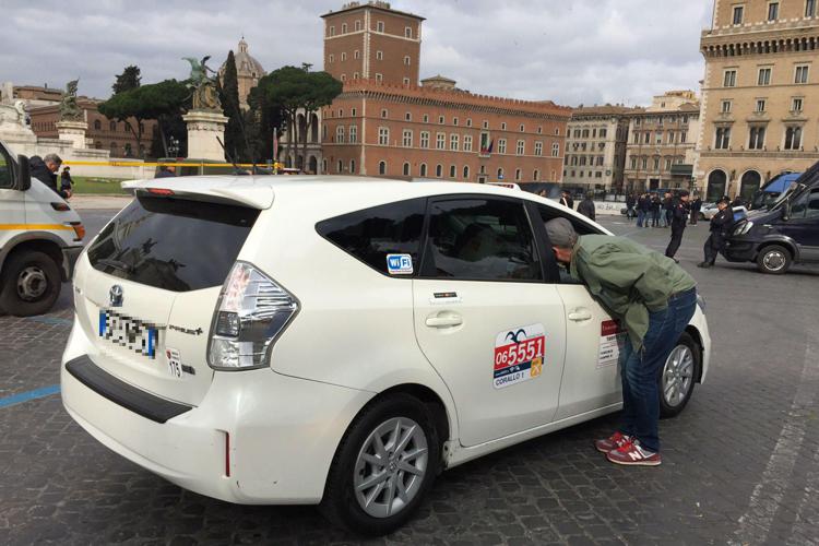 Taxi in sciopero a Roma (Adnkronos) - ADNKRONOS