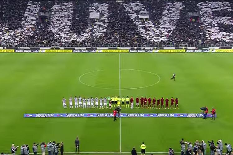 Il match Juve-Roma del 2014 (fermo immagine da YouTube)