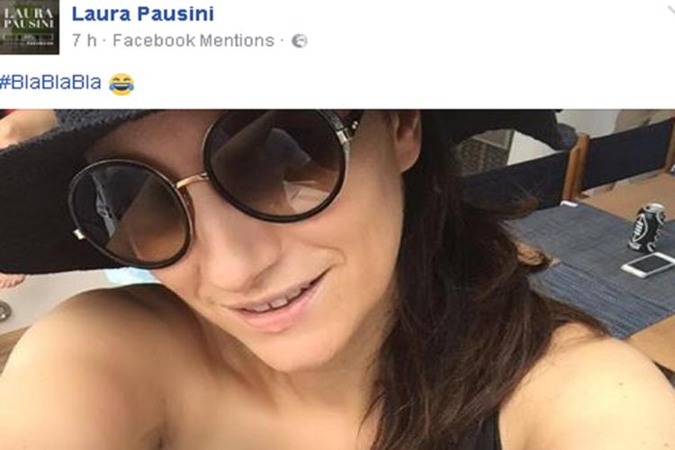 Laura Pausini (post Facebook)
