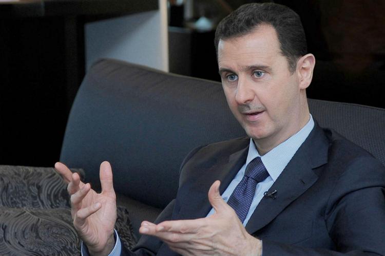 Syrian president Bashar al-Assad 