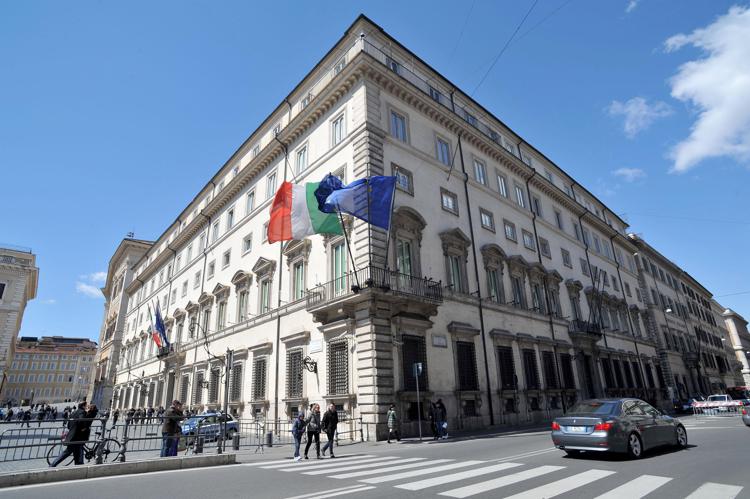 Palazzo Chigi, tra via del Corso e Piazza Colonna (FOTOGRAMMA) - (FOTOGRAMMA)