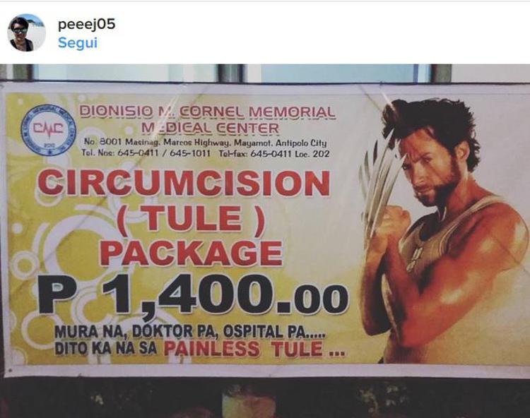 Circoncisione low cost? Ci pensa Wolverine...