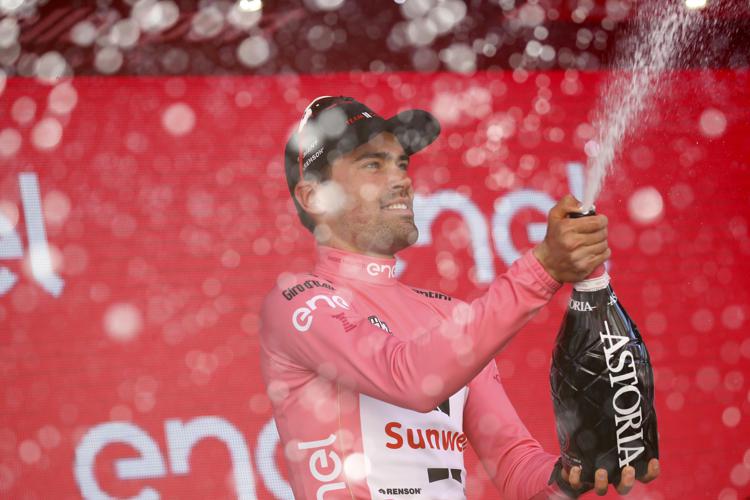 Tom Dumoulin, vincitore dell'ultimo Giro (Afp) - AFP